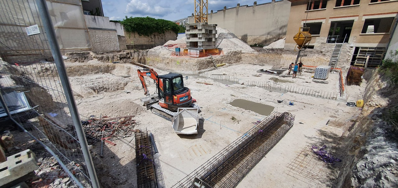 Résidence PAVACO : les travaux de fondations commencent !